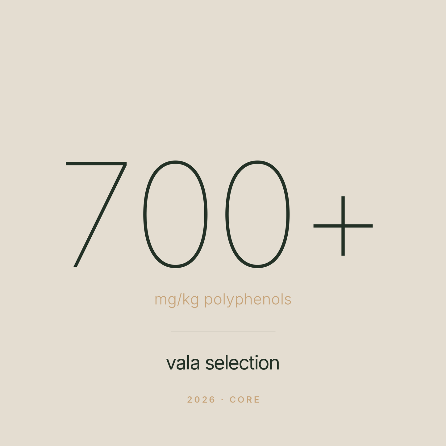 Vala Selection CORE 700 mg/kg polyphenols